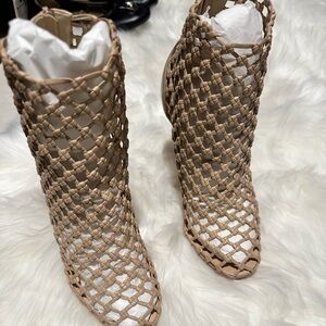 Christian Louboutin, Nude ankle booties, comes with box